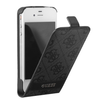 Чехол для iPhone 4 GUESS 4G flip case grey