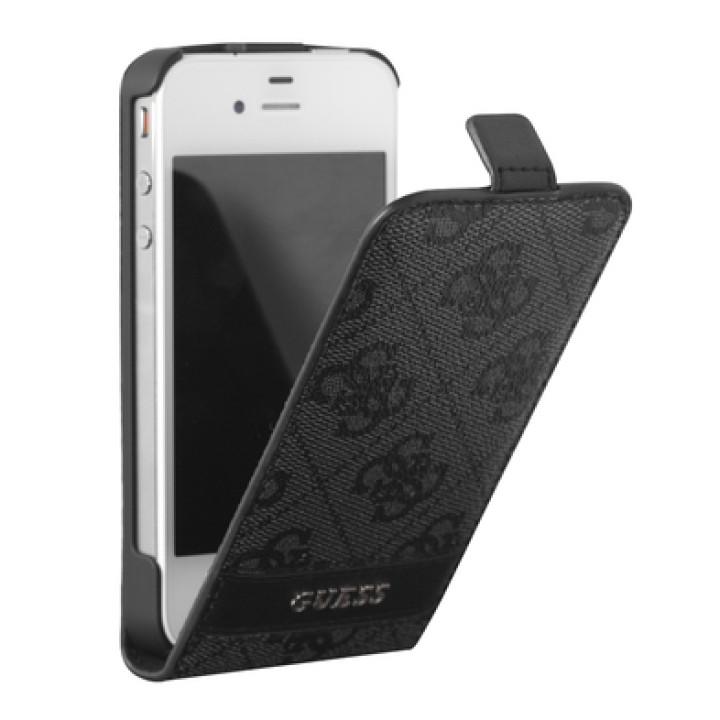Чехол для iPhone 4 GUESS 4G flip case grey