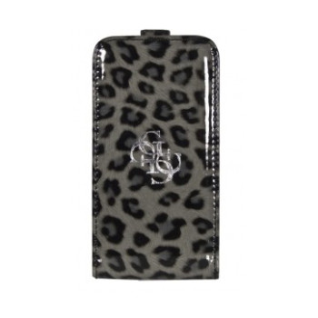 Чехол для iPhone 4/4S GUESS Leopard flip case