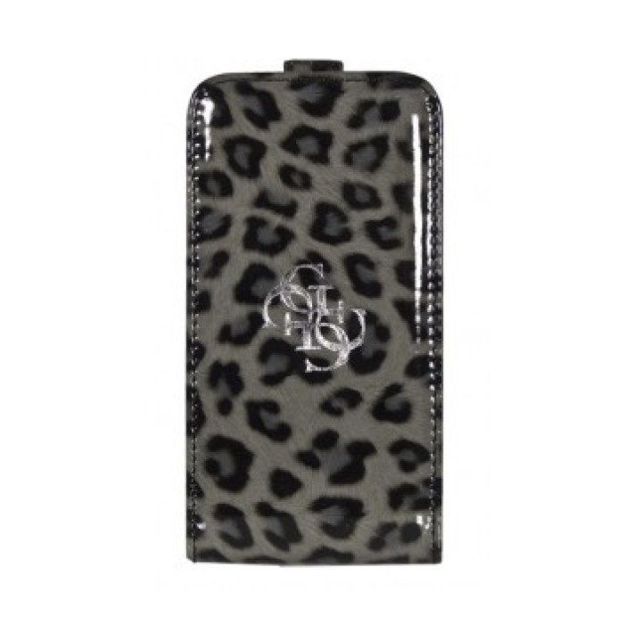 Чехол для iPhone 4/4S GUESS Leopard flip case