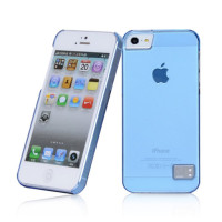 Чохол для iPhone 5 Hoco Crystal Colorful protective cover case trans blue