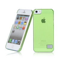 Чохол для iPhone 5 Hoco Crystal Colorful protective cover case trans green