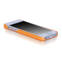 Чехол для iPhone 5 Hoco Crystal Colorful protective cover case trans orange  - фото 3
