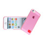 Чехол для iPhone 5 Hoco Crystal Colorful protective cover case trans red  - фото 2