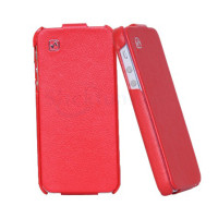 Чехол для iPhone 5 Hoco Duke flip leather case red