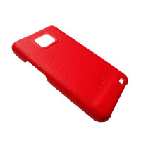 Чохол для Samsung i9105/i9100 Galaxy S II Plus Hoco leahter back cover red