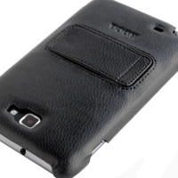Чехол для Samsung i9220 Galaxy Note Hoco leather back cover black