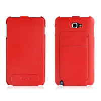 Чехол для Samsung i9220 Galaxy Note Hoco leather case red