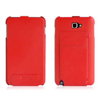Чехол для Samsung i9220 Galaxy Note Hoco leather case red