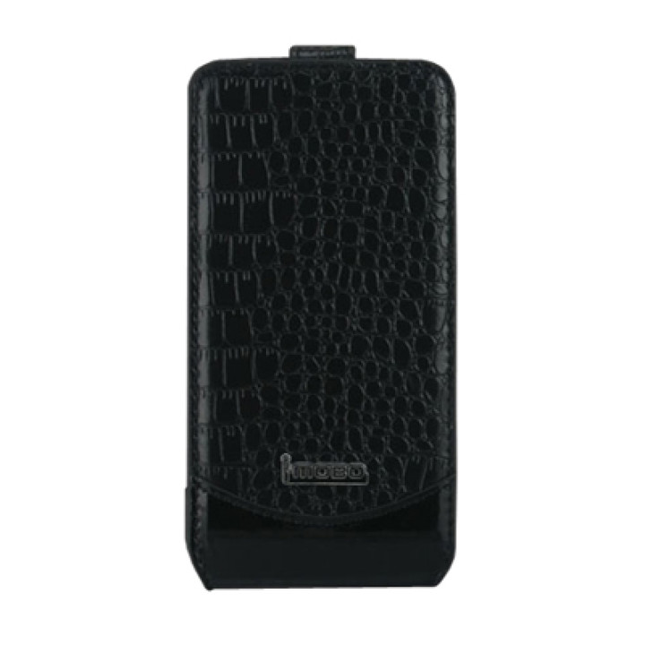 Чехол для iPhone 4/4S iMOBO Crocodile leather back cover black