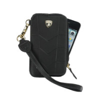 Чехол для iPhone 4 Lamborghini Aventador D1 leather sleeve with zipper black