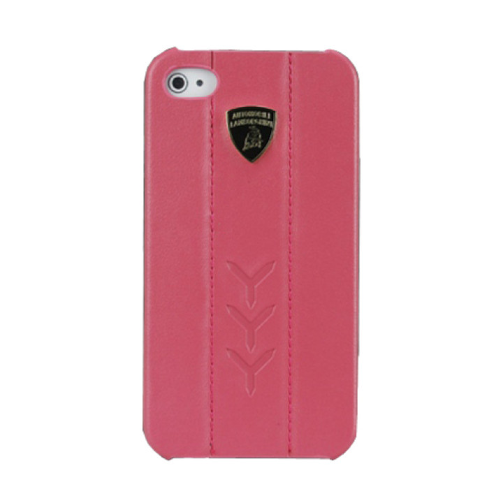 Чехол для iPhone 4 Lamborghini Performate D1 leather back cover pink
