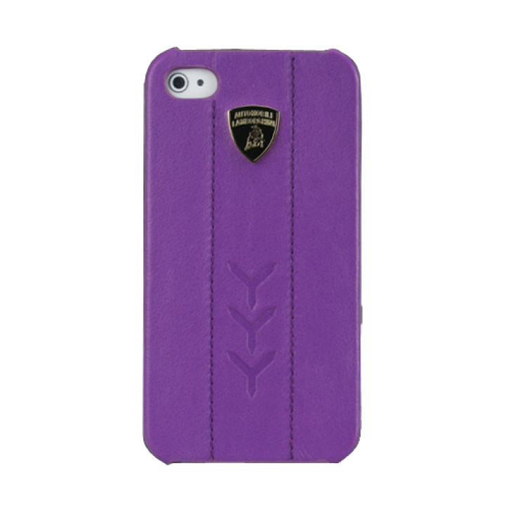 Чехол для iPhone 4 Lamborghini Performate D1 leather back cover purple