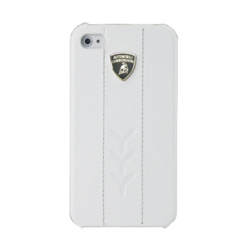 Чехол для iPhone 4 Lamborghini Performate D1 leather back cover white