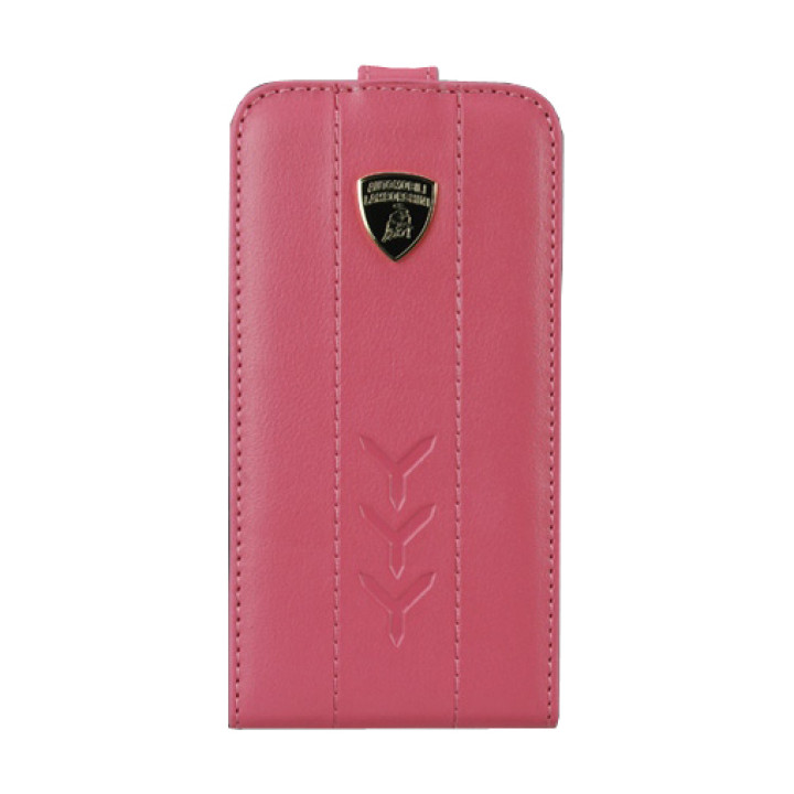Чехол для iPhone 4 Lamborghini Performate D1 leather case pink