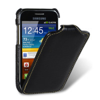 Чехол для Samsung S7500 Galaxy Ace Plus Melkco Jacka leather case black