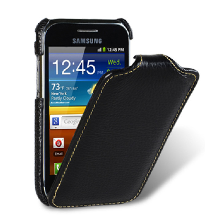 Чехол для Samsung S7500 Galaxy Ace Plus Melkco Jacka leather case black