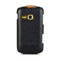 Чехол для Samsung S6500 Galaxy Mini 2 Melkco Jacka special leather case black-orange  - фото 2
