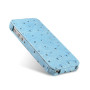 Чехол для iPhone 5 Melkco Ostrich Jacka leather case blue  - фото 4