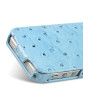Чехол для iPhone 5 Melkco Ostrich Jacka leather case blue  - фото 5