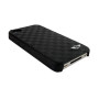 Чехол для iPhone 4 MINI Cooper Chequered leather back cover black 