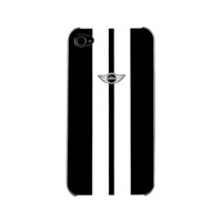 Чохол для iPhone 4 MINI Cooper Metallic stripes back cover black