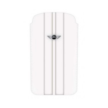 Чехол для iPhone 4 MINI Cooper Stripes PU leather sleeve white