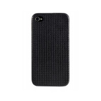 Чохол для iPhone 4 monCarbone Hovercoat back cover midnight black