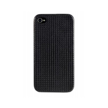 Чехол для iPhone 4 monCarbone Hovercoat back cover midnight black