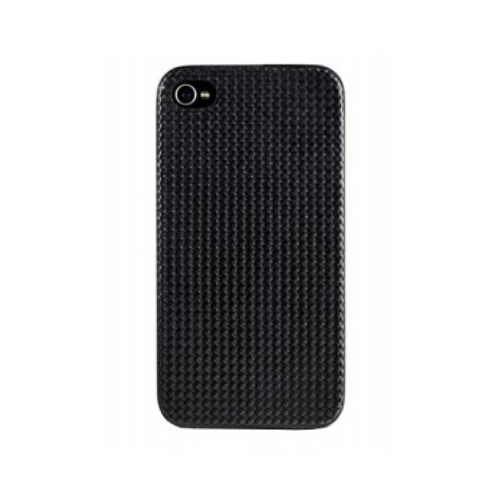 Чехол для iPhone 4 monCarbone Hovercoat back cover midnight black