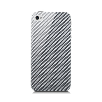 Чехол для iPhone 4 monCarbone Sheath back cover luminous silver