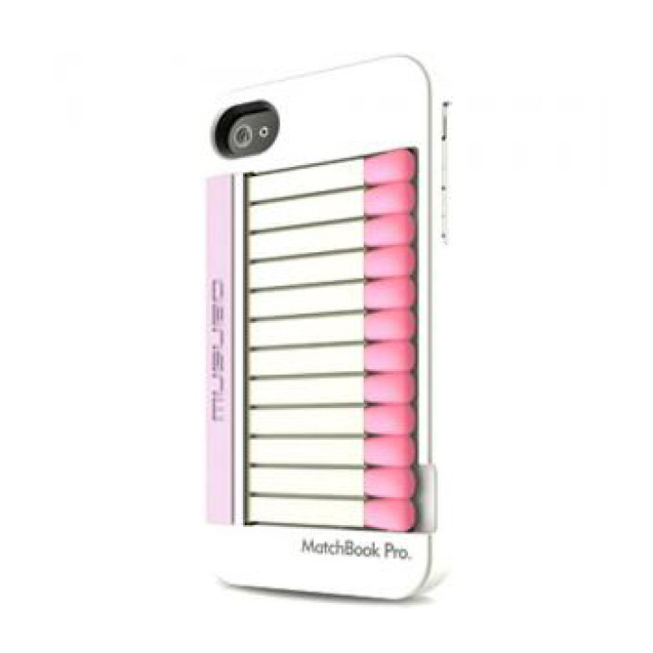 Чехол для iPhone 4 MUSUBO Matchbook Pro back cover white