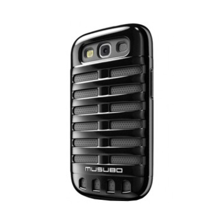 Чехол для Samsung i9300 Galaxy S III MUSUBO Retro back cover black