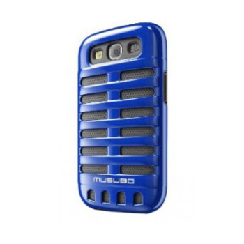 Чехол для Samsung i9300 Galaxy S III MUSUBO Retro back cover blue