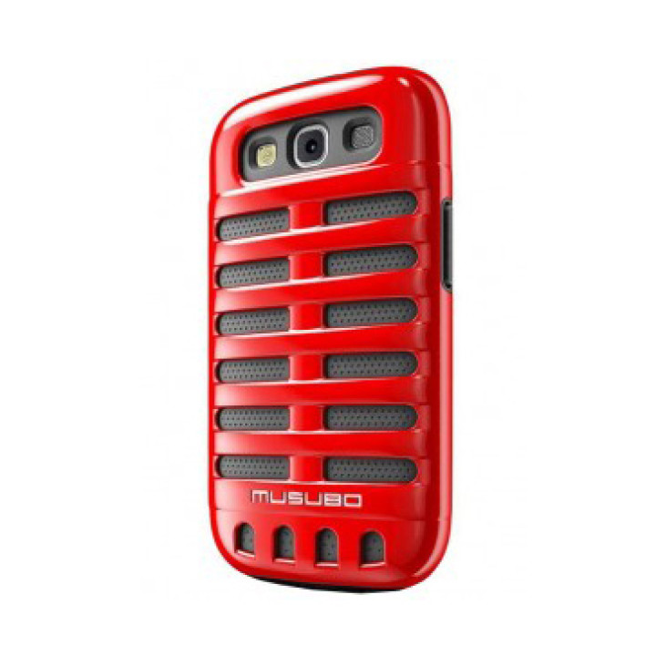 Чехол для Samsung i9300 Galaxy S III MUSUBO Retro back cover red