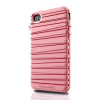 Чехол для iPhone 4 MUSUBO Rubber Band back cover rose pink