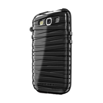 Чехол для Samsung i9300 Galaxy S III MUSUBO Rubber Band back cover black