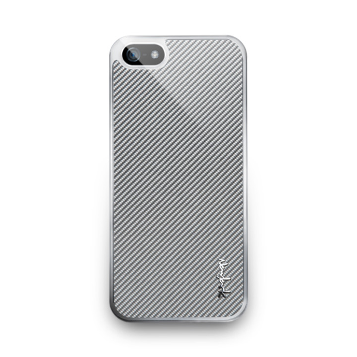 Чехол для iPhone 5 NavJack Corium fiberglass case thistle silver
