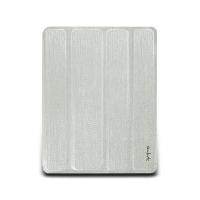 Чехол для iPad 3 NavJack Lurex series Glitter Folio case shiny silver