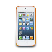 Чохол для iPhone 5 NavJack Trim series bumper pastel orange