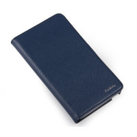 Чехол для Samsung i9220 Galaxy Note Nuoku Book genuine leather case blue