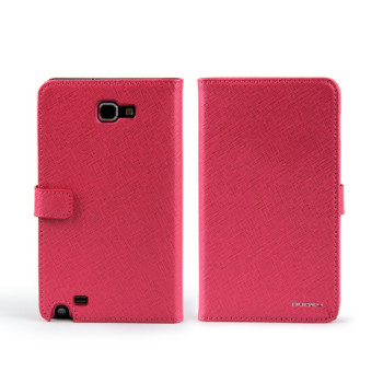 Чехол для Samsung i9220 Galaxy Note Nuoku Book genuine leather case pink