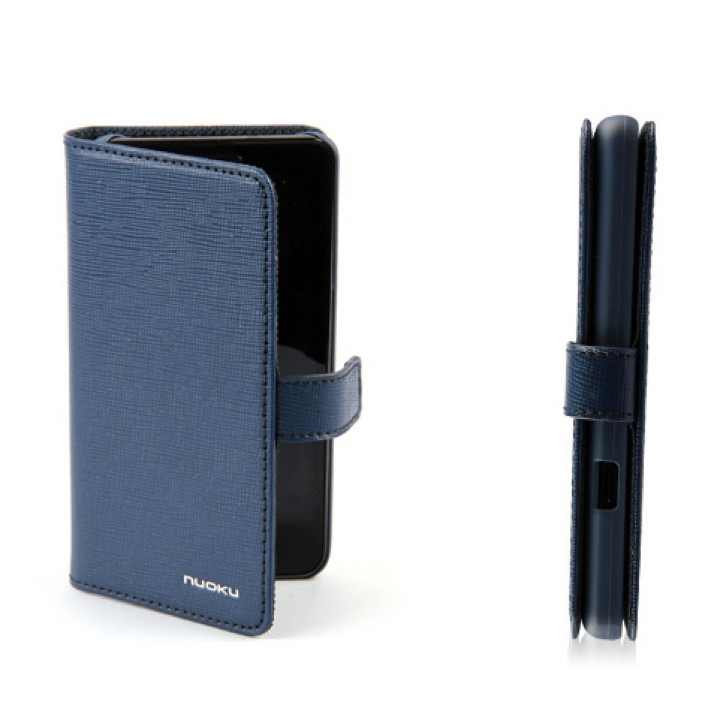 Чехол для Samsung i9100/i9105 Galaxy S II Nuoku Book stylish leather case blue