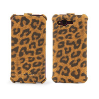 Чохол для HTC Rhyme G20 Nuoku Leo stylish leather case brown