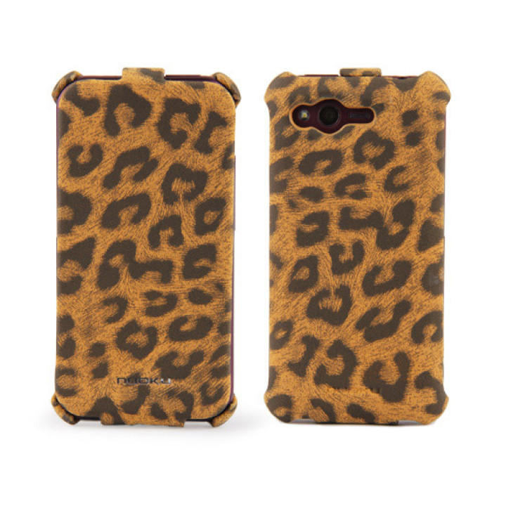 Чехол для HTC Rhyme G20 Nuoku Leo stylish leather case brown