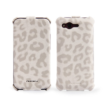 Чехол для HTC Rhyme G20 Nuoku Leo stylish leather case white