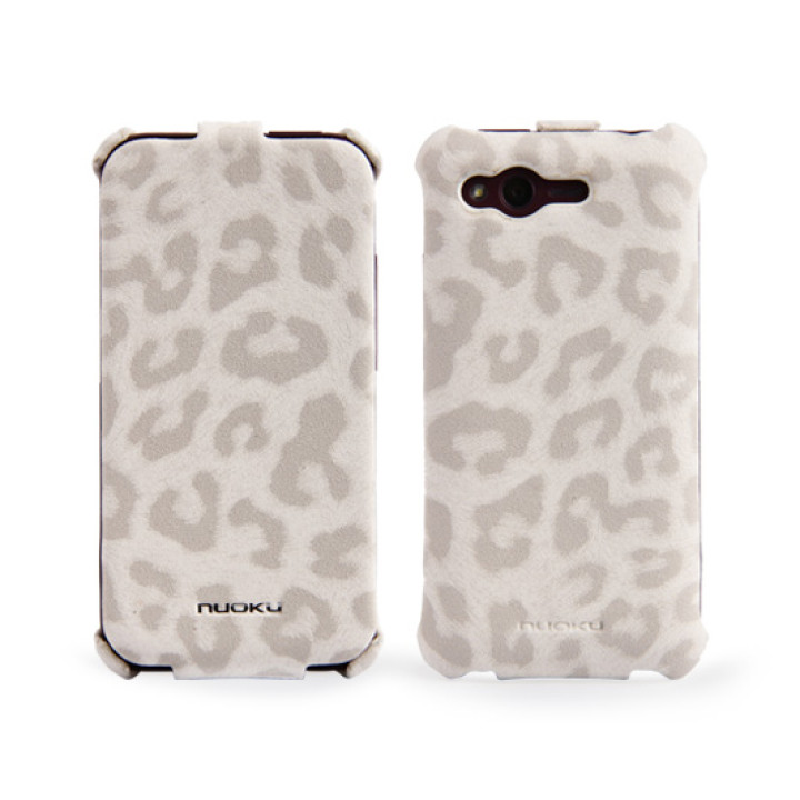 Чехол для HTC Rhyme G20 Nuoku Leo stylish leather case white