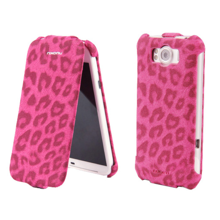 Чехол для HTC Sensation XL G21 Nuoku Leo stylish leather case pink