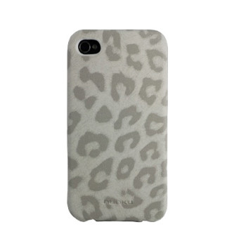 Чехол для iPhone 4/4S Nuoku Leo stylish leather case white