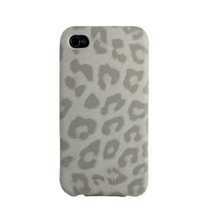 Чехол для iPhone 4/4S Nuoku Leo stylish leather case white